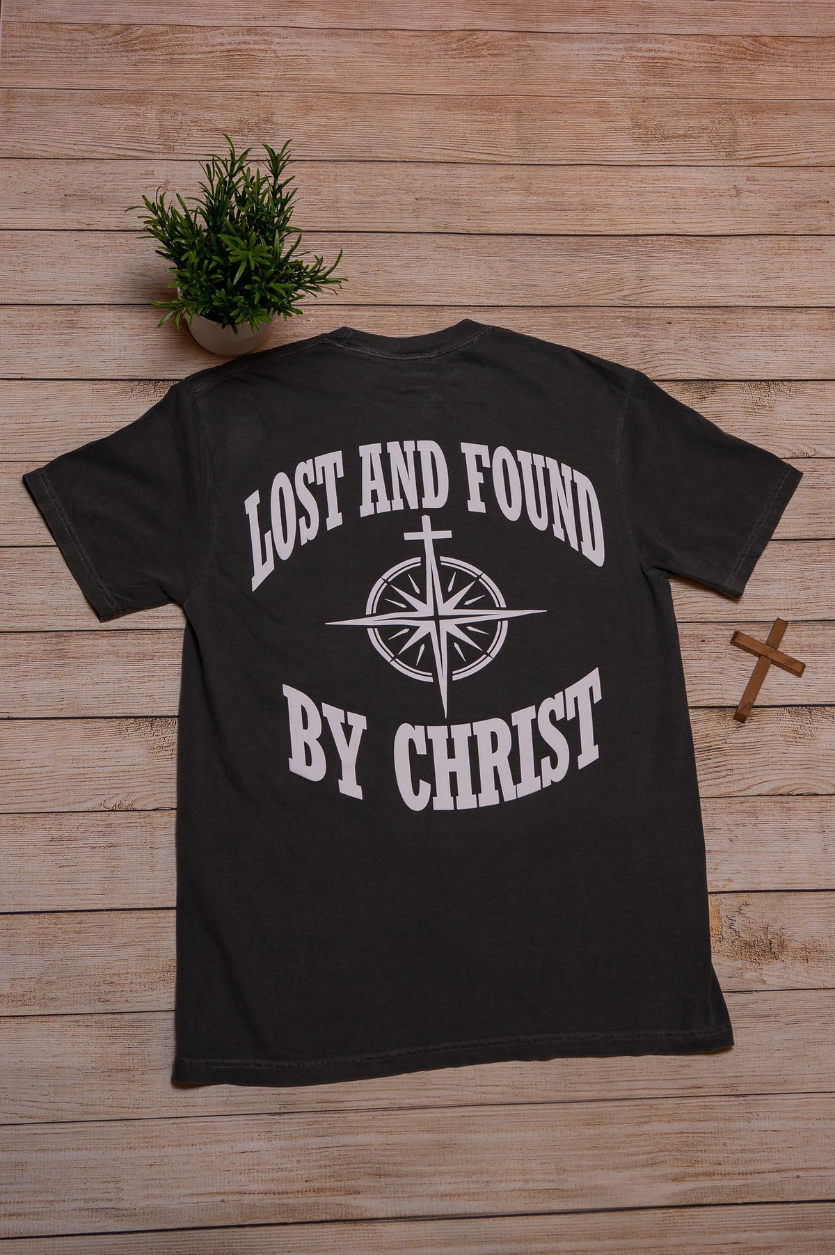 Pepper Lost And Found By Christ Tee - Pepper Design | color: pepper